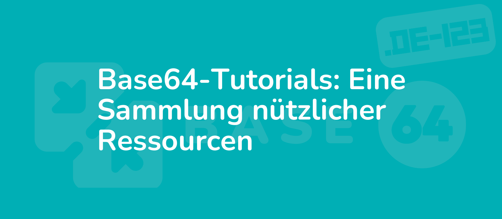 modern design with a collection of useful resources in base64 tutorials showcasing simplicity and efficiency